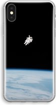 Case Company® - iPhone XS hoesje - Alone in Space - Soft Cover Telefoonhoesje - Bescherming aan alle Kanten en Schermrand