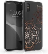 kwmobile telefoonhoesje voor Xiaomi Redmi 9A / 9AT - Hoesje voor smartphone - Bloementweeling design