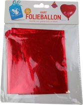 Hart Folieballon - Rood - Folie - Feest - Valentijnsdag - Valentijn