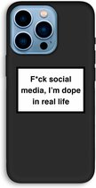 Case Company® - iPhone 13 Pro hoesje - I'm dope - Biologisch Afbreekbaar Telefoonhoesje - Bescherming alle Kanten en Schermrand