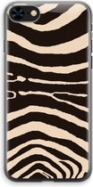 Case Company® - iPhone 8 hoesje - Arizona Zebra - Soft Cover Telefoonhoesje - Bescherming aan alle Kanten en Schermrand