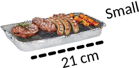 3 Stuks Mini |Instant Picnic wegwerp BBQ| voor 3 personen | Wegwerp -  Buiten barbecue... | bol.com