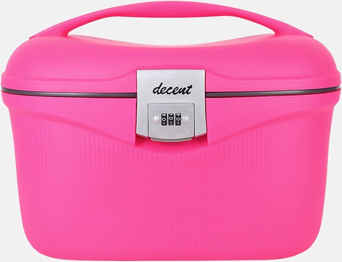 Decent SPORTIVO – Beautycase - Make Up koffer – Handbagage Reistas – Medicijnkist Waterbestendig - Opbergbox voor Pillen en Medicijnen - Nagelkoffer – PINK