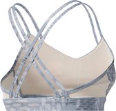 Reebok Hero Strappy Medium-Impact Padded Bra beha Vrouwen grijs 30