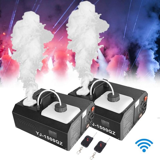 Machine à Fumée 500W – Télécommande – Effet Brouillard Multicolore – DJ Disco