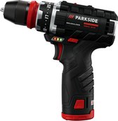 Parkside performance Accuschroefboormachine - 12 V met Toebehoren - Toerental: 0–460 tpm (1e versnelling) | 0–1750 tpm (2e versnelling) - Draaimoment: max. 35 Nm - Boordiameter: ma