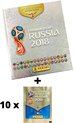 Afbeelding van het spelletje Panini WM 2018 - Hardcover Album Platinum Edition - Version 670 + World Cup Russia 2018 Panini - 10 Packs South America Edition