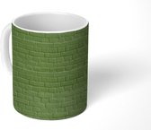 Mok - Stenen - Groen - Patronen - Muur - Mokken - 350 ML - Beker - Uitdeelcadeautjes
