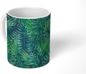 Mok - Patroon - Bladeren - Palmblad - Mokken - 350 ML - Beker - Uitdeelcadeautjes
