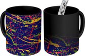 Magische Mok - Foto op Warmte Mokken - Design - Verf - Abstract - Magic Mok - Beker - 350 ML - Uitdeelcadeautjes