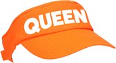 Oranje Queen zonneklep - Koningsdag - Feest pet / sun visor