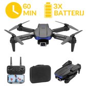 Killerbee X3 Skyhawk Zwart - Quad Drone met camera voor buiten en binnen - Drone voor kinderen en volwassenen - Ultra fly more combo met 60 minuten vliegtijd - inclusief gratis cur