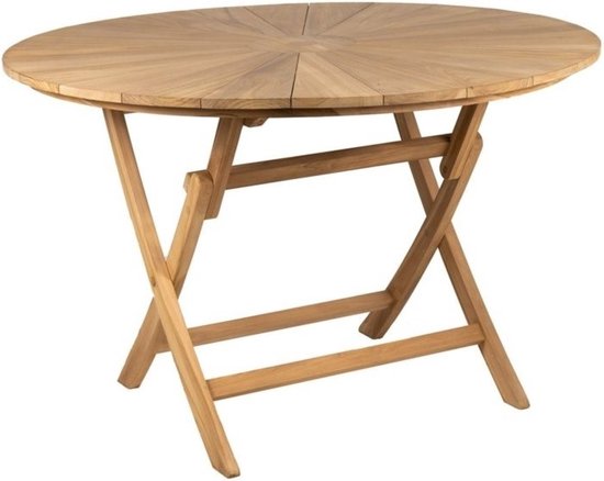 Sun klaptafel rond - bistro tafel - balkontafel - klein terras - 100 cm - JoJo Living