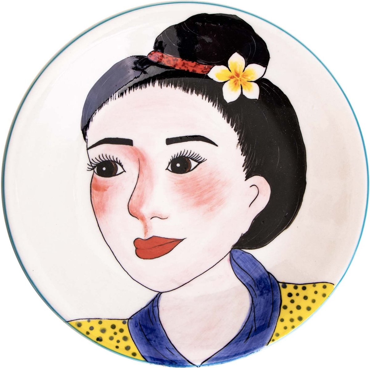 Return to Sender Thaise 'Women of the world' bord, 22 cm