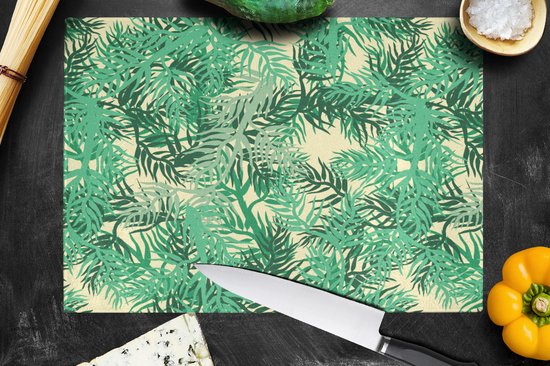 Planche à découper en Verres - 39x28 - Jungle - Motifs - Camouflage - Planches à découper en Glas