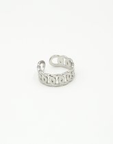 Glow Adora - Ring - Schakelring  - zilver