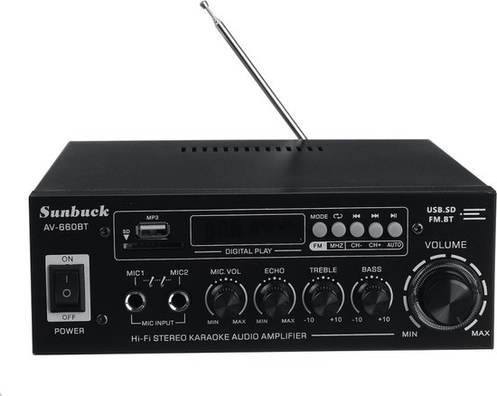 Amplificateur Audio Puissance Amplificateur Bluetooth 5.0