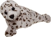 Pluche Grijze Zeehond knuffel van 40 cm - Dieren speelgoed knuffels cadeau - Zeedieren