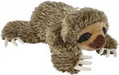 Pluche bruine luiaard knuffel 25 cm - Luiaards wilde dieren knuffels - Speelgoed voor kinderen