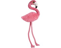 Nature Planet Flamingo - roze - 100 cm - pluche dieren knuffels - vogels - groot formaat