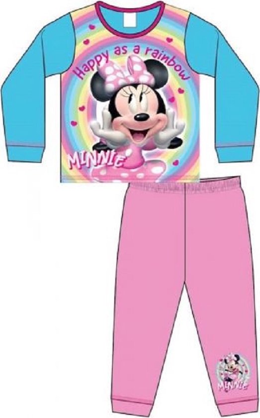 Minnie Mouse pyjama - maat 92 - Minnie Mouse Rainbow pyama - multi colour
