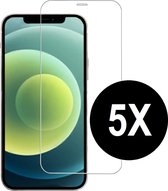 iPhone X/XS/10 screenprotector - Beschermglas - iPhone X/XS/10 screenprotector - glasplaatje met dichte notch -  5 stuks