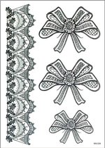 Grote sexy lace neptattoo FST156- Carnaval-Tijdelijke Tattoos - Nep Tatoeage- Tattoo sticker WX034