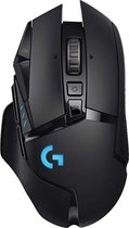 Logitech G502 LIGHTSPEED, Draadloze Gaming Muis, Hero 25K Sensor, 25.600 DPI, RGB, Aanpasbare Gewichten, 11 Programmeerbare Knoppen, On-Board Geheugen, Lange Batterijduur, Pc/Mac - Zwart