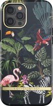 Richmond & Finch Jungle Flow tropische planten en dieren hoesje voor iPhone 12 Pro Max - kleurrijk