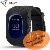 GPS Horloge Kind - OLED - Wearables Smartwatches Gps Horloge Kind Tracker - Smartwatch - Kinder Horloge - Waterdicht - Zwart - Wifi en Belfunctie - SOS Functie - Inclusief Gratis Simkaart