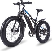 Bol.com SONGZO MX03- elektrische fiets/ hybridefietsen- 26 inch dikke Banden- Mountain elektrische fiets- met 48 V 17 Ah lithium... aanbieding