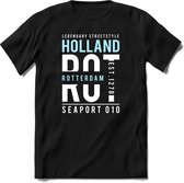 Rotterdam - Holland | TSK Original & vintage | T-Shirt Heren - Dames | Licht Blauw | Perfect Cadeau Shirt | Grappige Spreuken - Zinnen - Teksten | Maat XXL