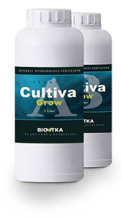 BIO TKA Hydro Cultiva Grow A + B - Minerale plantvoeding voor hydrocultuur - 1L