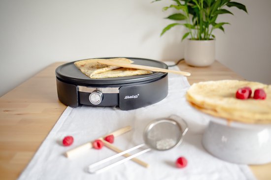 Steba CR 36 appareil à crêpes 1 crèpe(s) 1500 W Noir | bol