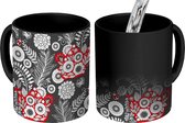 Magische Mok - Foto op Warmte Mokken - Koffiemok - Theepot - Flora - Patronen - Magic Mok - Beker - 350 ML - Theemok