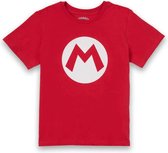 Super Mario Kinder T-Shirt 3-4 jaar - Rood - Katoen