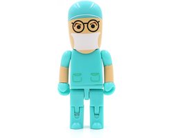 Ulticool USB stick Dokter 128GB high speed (USB 3.0) - verpleegkundige cadeau - verpleegster geneeskunde nurse anatomie zuster zorg ziekenhuis beterschap - grappige gadgets