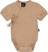 Muslin overslag romper  (camel)