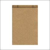 1000 stuks | Kraft zakjes - Cadeau zakjes - wenskaart zakjes - fournituren zakjes | bruin 12 x 19 cm
