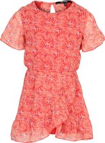 J&JOY - Jurk Meisjes 01 Selva Hot Coral/Fuschia Red Selva