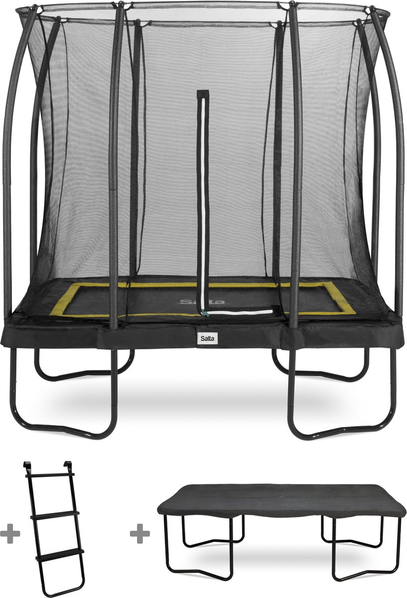 Gezond wasmiddel bijzonder Salta Comfort Edition - Trampoline - Inclusief veiligheidsnet, ladder en  afdekhoes -... | bol.com