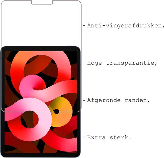 iPad Air 5 Cover Kids Case with 2x Screen Protector - iPad Air 5 Screen Protector Glas - Child Friendly iPad Air 2022 Cover Kids Case Vert