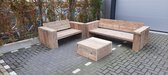 Loungeset ''Garden S Basic'' van Gebruikt steigerhout - 225x285cm - 5 persoons