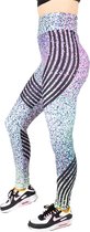 Glitter Legging van Festivallegging - Glitterklitterfittermitter - Maat Highwaist - Comfortabel - Ademend - Zachte Stof