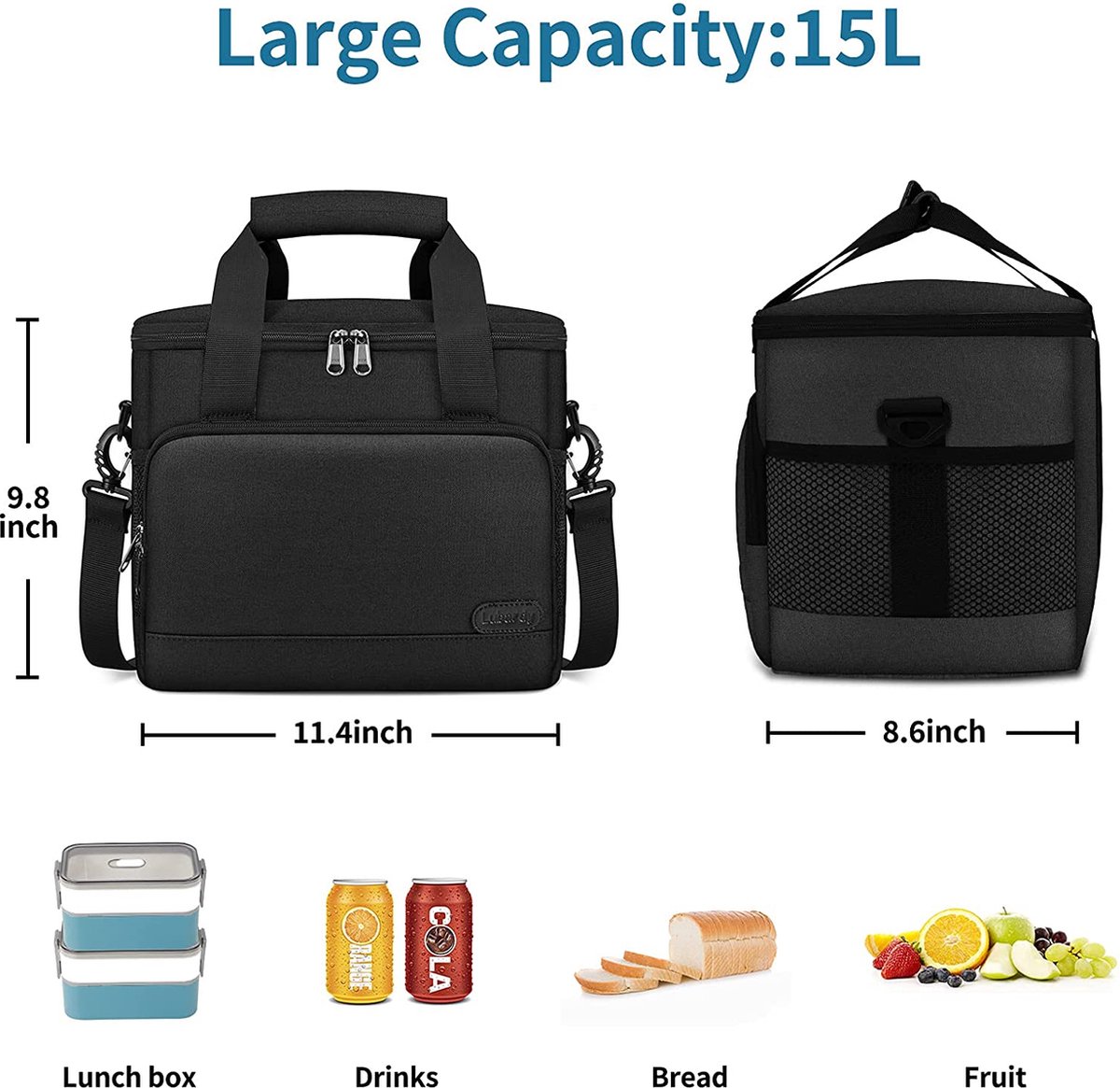 Koeltas - Duurzaam - Geïsoleerde - Premium kwaliteit Picknick Cool Bag - Coolerbag - Grote Cooler - Biertas