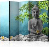 Vouwscherm - Meditating Buddha II [Room Dividers]