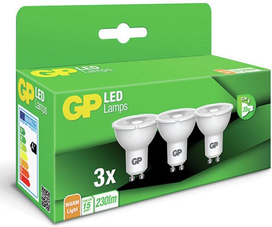 Gp Led Lights GP Lighting Gp Led Reflector 3x3.7w Gu10 | bol