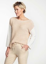 Tramontana | Jumper Colour Block | Light Camel | Maat M