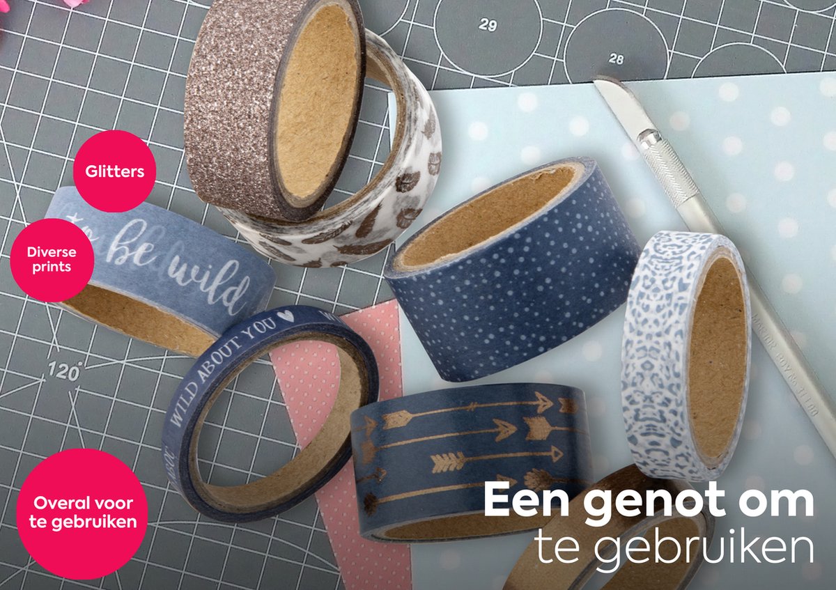 Washi Tape 48pcs - Bullet journal - Washi-Tapes — afbeelding 5