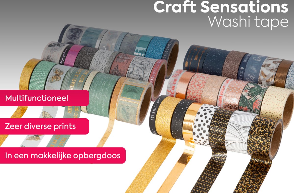 Washi Tape 48pcs - Bullet journal - Washi-Tapes — afbeelding 3